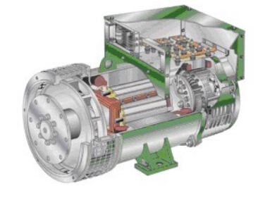 群英乡发电机内部结构图